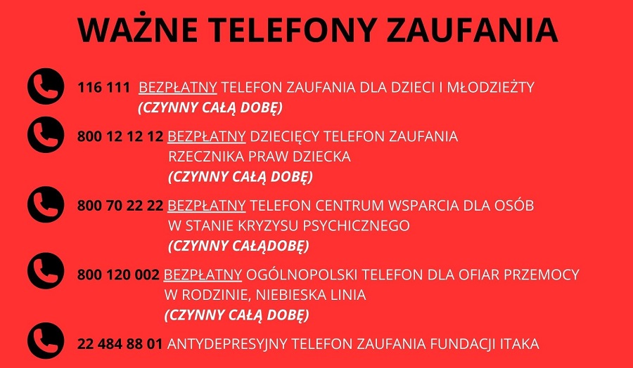 telefony zaufania