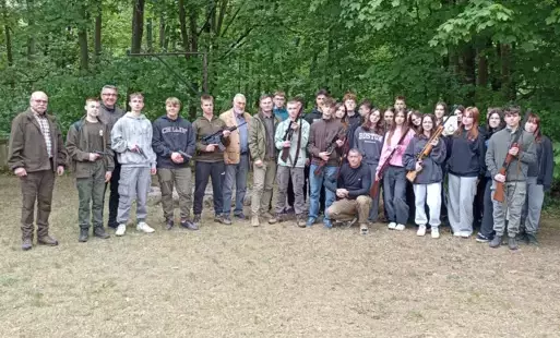 na strzelnicy